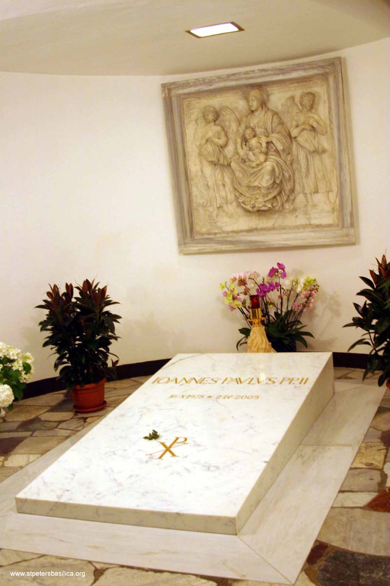 The Tomb of Pius XII Vatican Grottoes